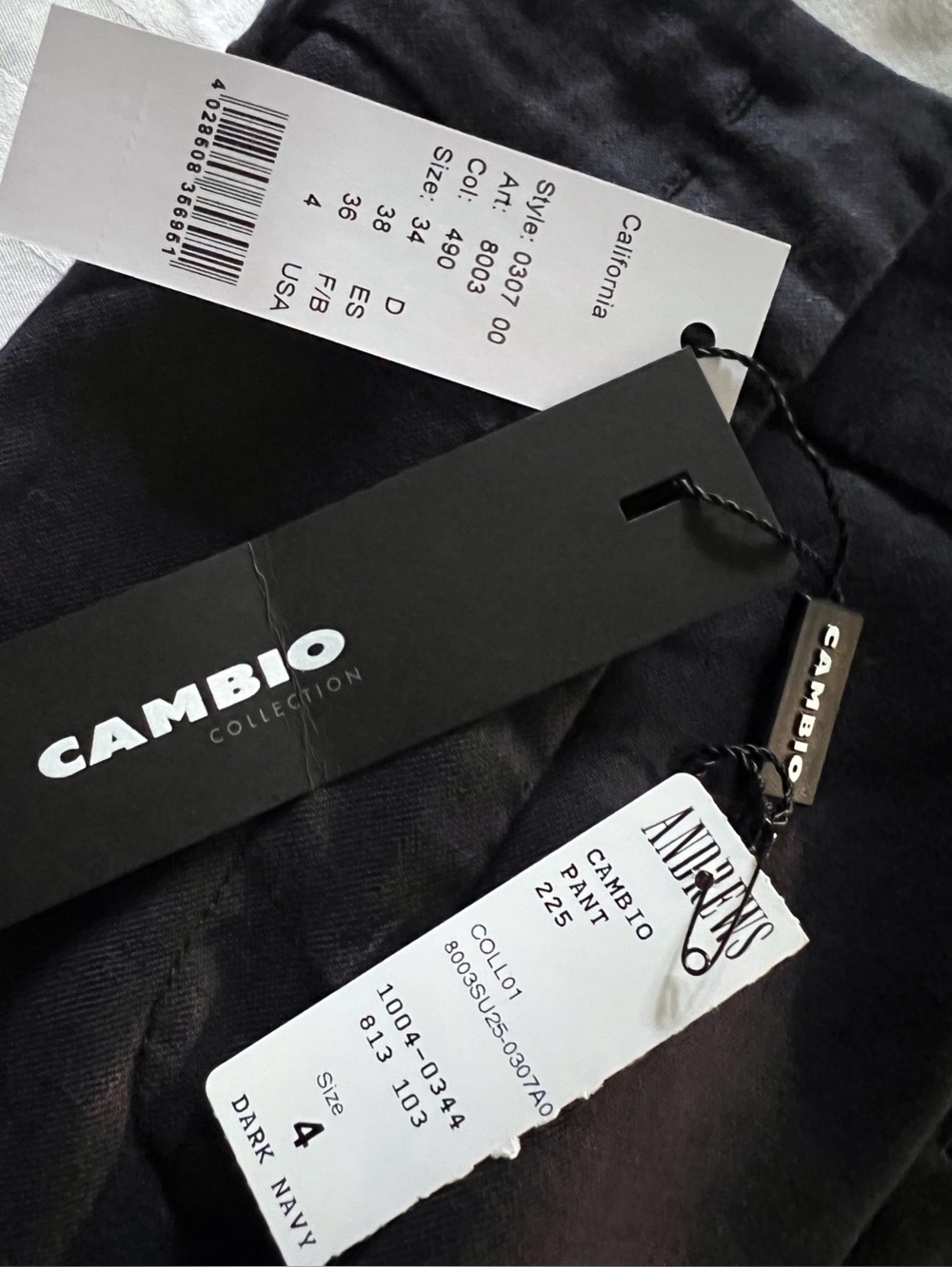 CAMBIO ‘ California’  NWT  trousers